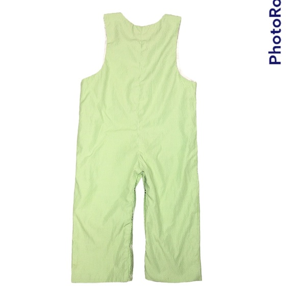 The Smocked Shop Falll Pumpkin Overalls - Picture 2 of 8